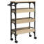 Kitchen Trolley Sonoma Oak Engineered Wood Dining Cart Mobile Storage