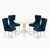 Bleu marine/blanc