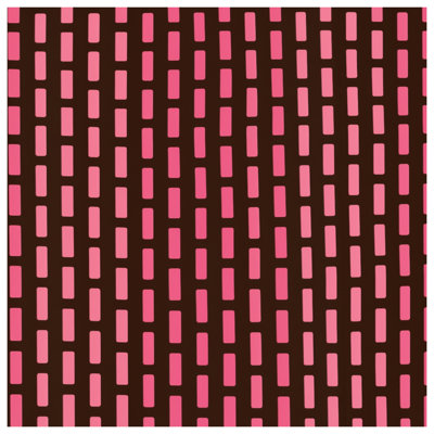 Pink Rectangular Pattern Double Sided Throw Pillows