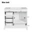 Meuble-lavabo 36 po avec lavabo en céramique-502421695
