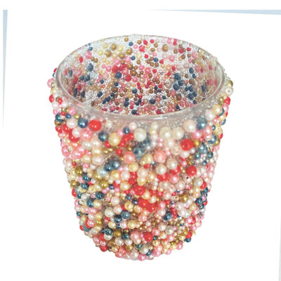 Porte-votive en verre perlé Artisan