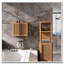 Armoire de salle de bain murale en bambou