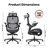 Ergonomic Office Chair with 136° Tilt, 3D Headrest, 5D Armrests