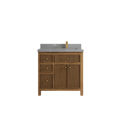36'' Single Bathroom Vanity with Quartz Top