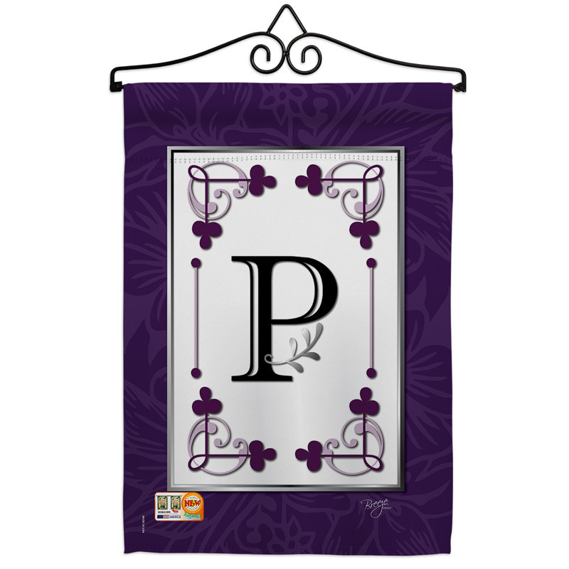 Classique classique 2 faces polyester 19 x 13 po ensemble de drapeaux, P