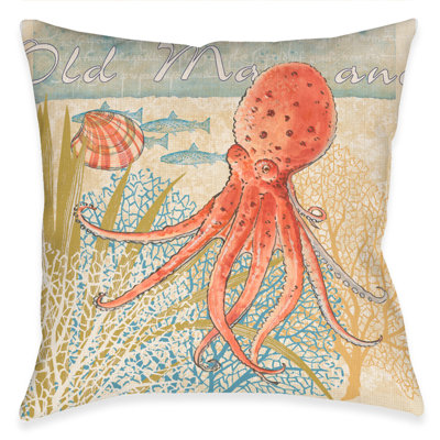 Coussin extérieur Kerwin Oceana Octopus