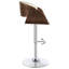 Tabouret de bar réglable en chrome-1151249700