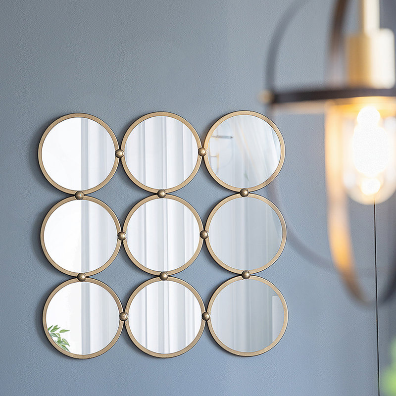 Miroir décoratif de style minimaliste pour la chambre à coucher, le vestibule et le vestibule