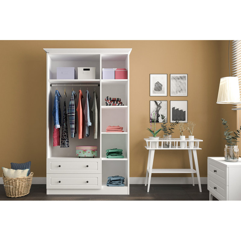 Annita 3 Door Manufactured Wood Wardrobe