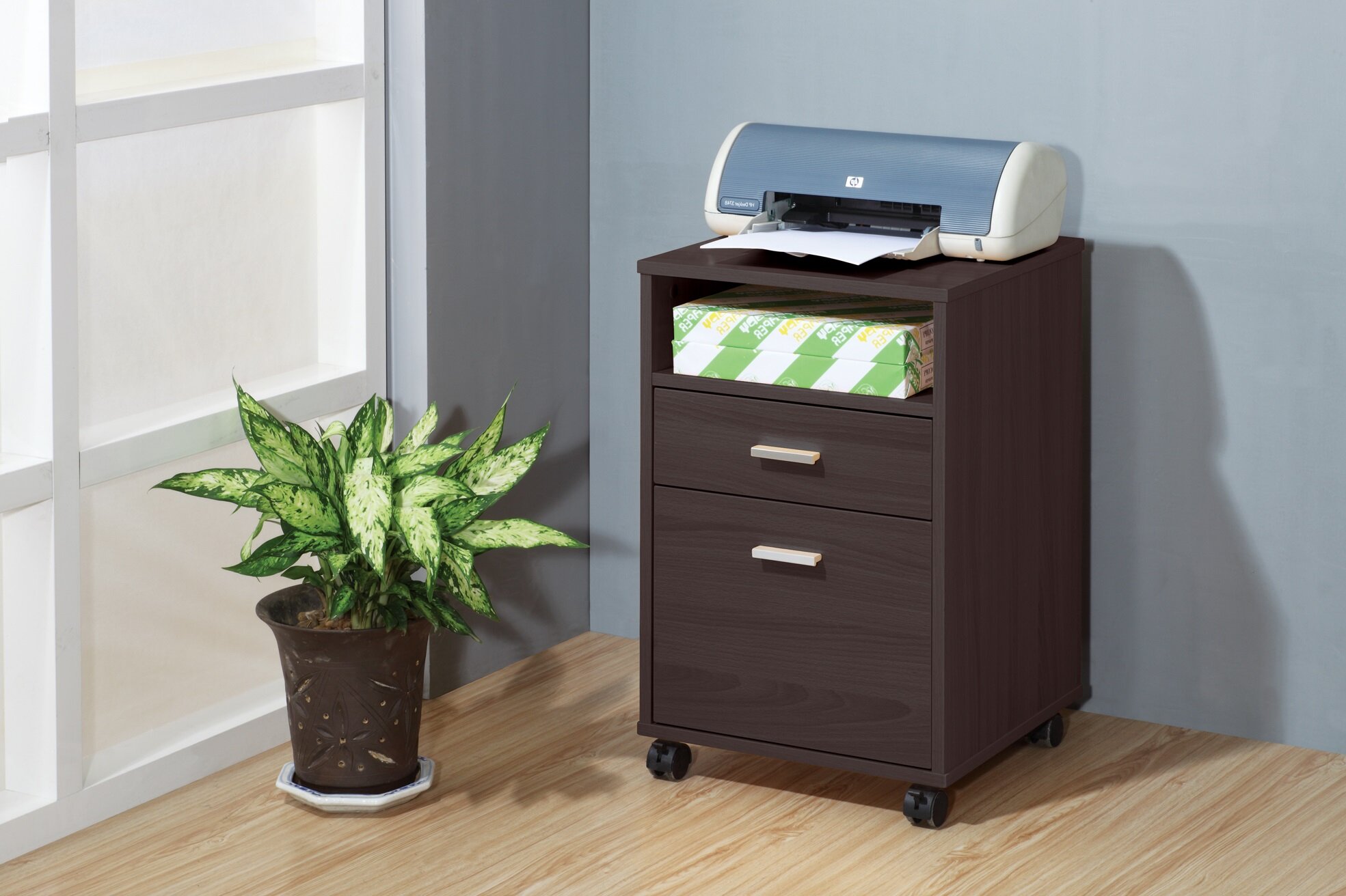 Ebern Designs Willen 2-Drawer Mobile Vertical Filing Cabinet | Wayfair