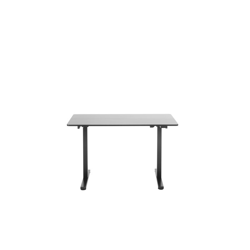 Adjustable Metal Base Writing Desk, Black