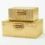 Corrugated Bamboo Handmade Wood Decorative Box-24450830-24450831