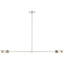 Kelly Wearstler Melange 63" Linear Pendant with Alabaster-369302836