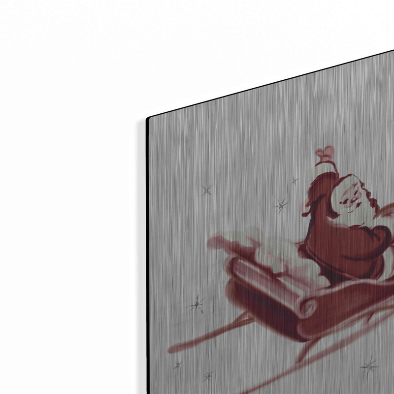 «Retro Santa» par House Fenway, H 12 po x l 16 po