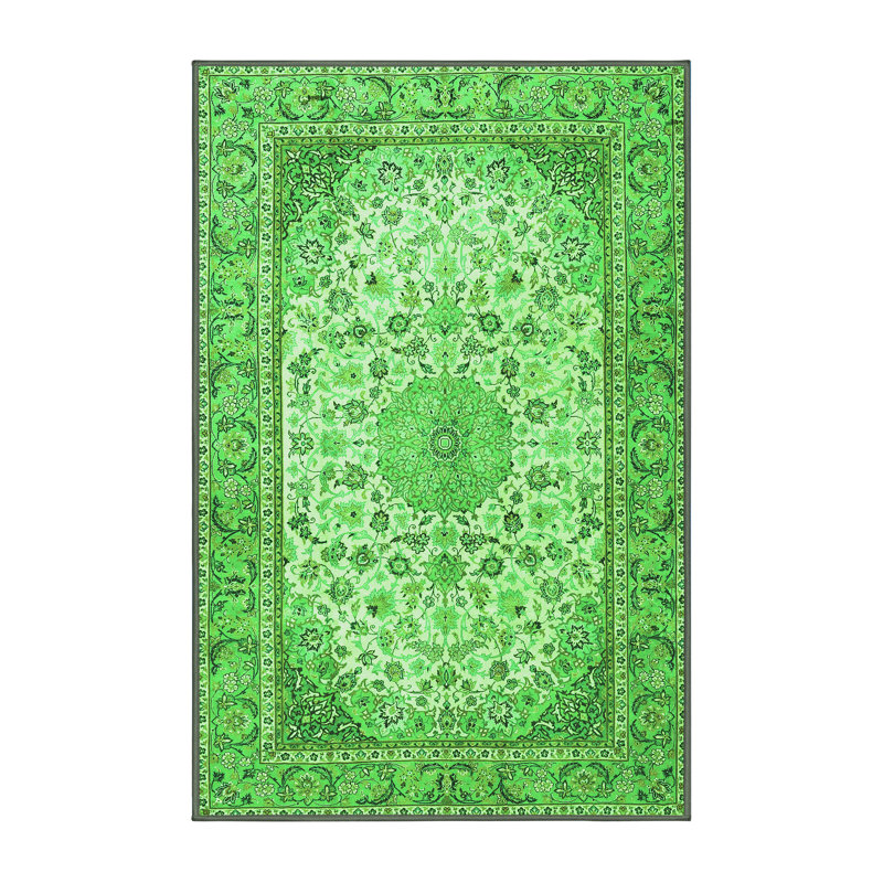Mayrin Washable Oriental Indoor Rug, Rectangle 2' x 3'