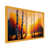 Impression dorée sur toile encadrée