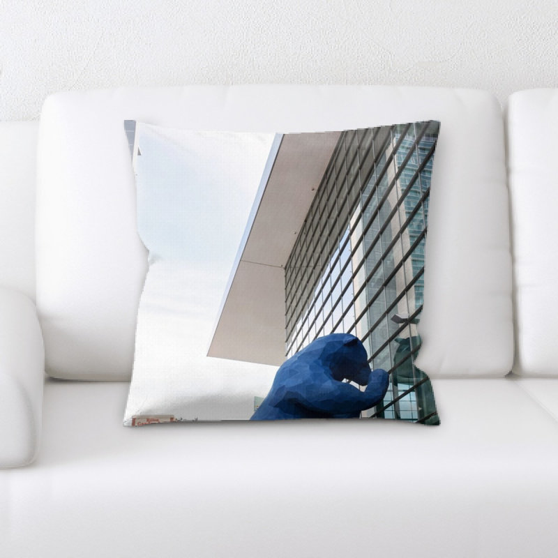 Housse et insert de coussin carré Statue