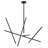 Crossroads 10 - Light Dimmable LED Sputnik Modern Linear Chandelier-1510603719
