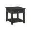 Table de bout Briarwood avec ports de charge USB et prise de courant