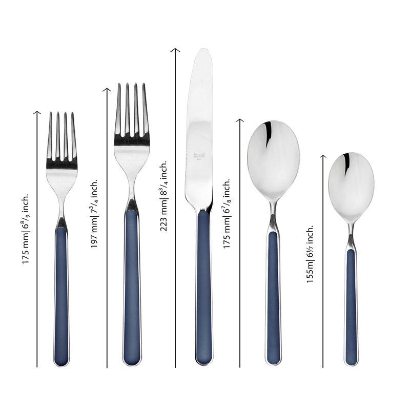 Fantasia Place Set 5 Pcs, Cobalt
