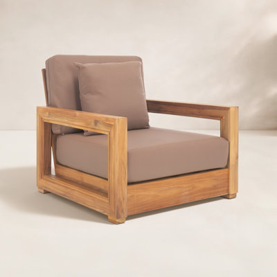 Melrose Teak Outdoor Lounge Chair