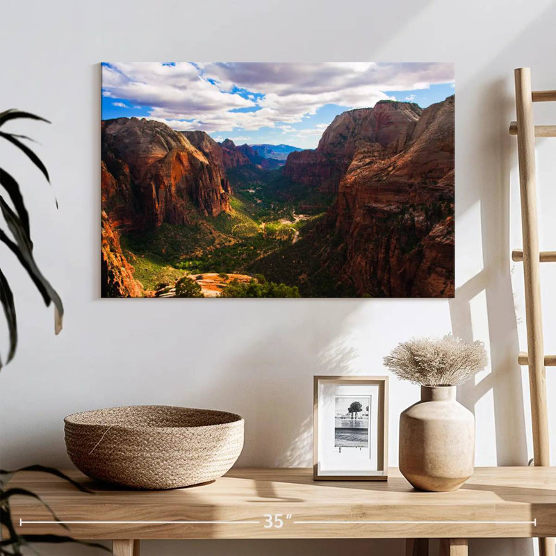 Paysage du parc national Alvord Zion, H 16 po x l 24 po