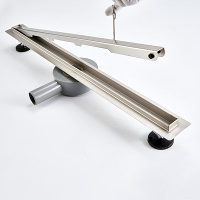 Linear Shower Mallon Stainless Steel Slim Wetroom Channel Mallon 360° Rotating