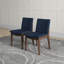 Chaise parsons rembourrée en lin Barriento-20575649
