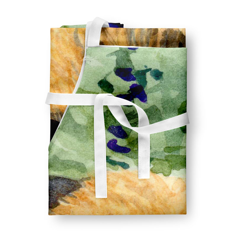 No Pattern Bib Apron