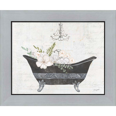 Floral Bath II par Courtney Prahl - impression encadrée
