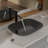 18" L x 14" W Glass Bathroom Vessel Sink Tempered Glass Above Counter Sink with Faucet and Drain