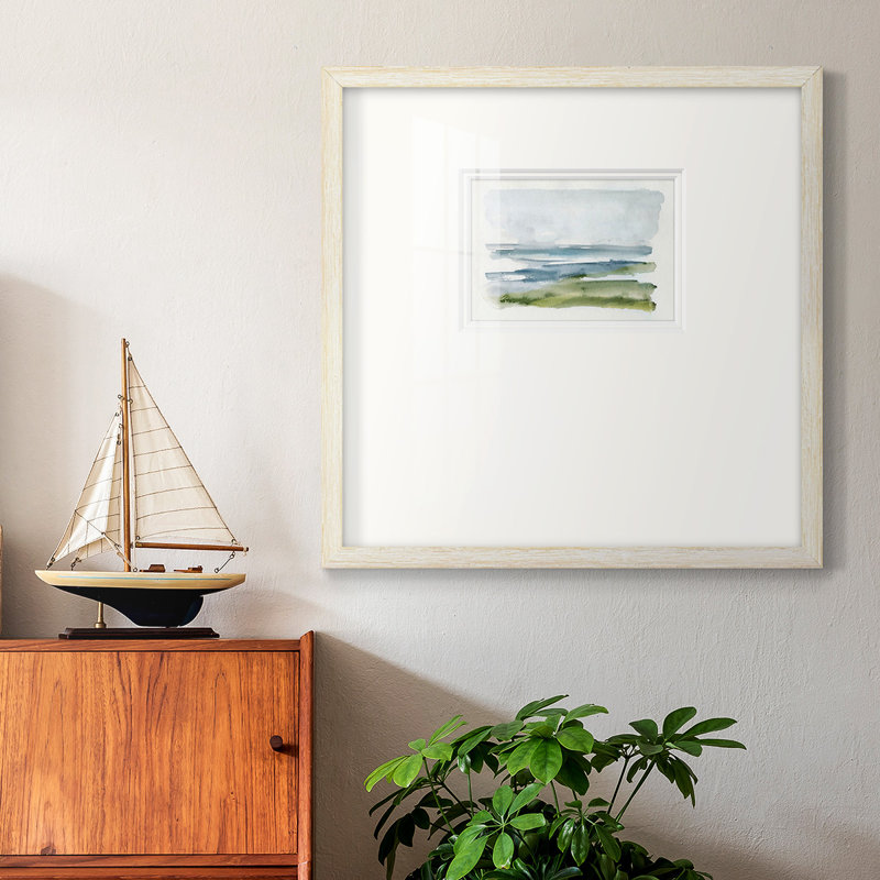 " Coastline Splash I ", 17" H x 17" W x 1.25" D