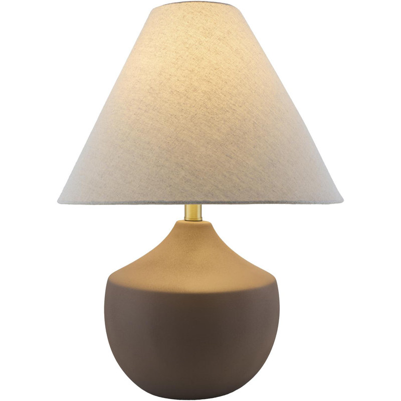 Lampe de table Torhild, Marron foncé