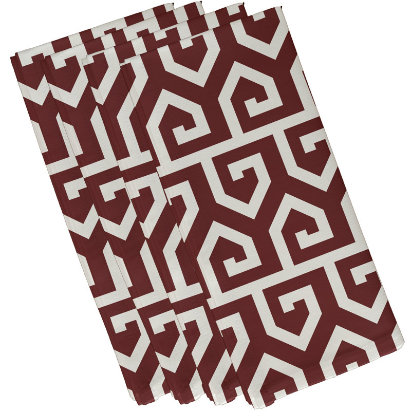 Serviette à clé, L 18 po x L 18 po, Marron