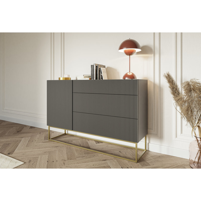 Janel 140cm Sideboard, Black