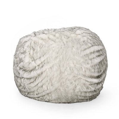 Comfortable Faux Fur Bean Bag With Versatile Design For Relaxation