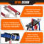 Échasses pour cloisons sèches de Pentagon Tools - Échasses à hauteur réglable pour adultes - Échasses de peinture légères avec coussinets de protection - Échasses de travail antidérapantes durables pour le trèfle ou la peinture-97901432-97901433