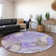 Premium Machine Washable Cerrito AMF504 Purple Rug