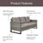 Hansencamp 5 - Person Outdoor Seating Group With Fire Pit With Swivel Glide Chair And Cushions-1219811150