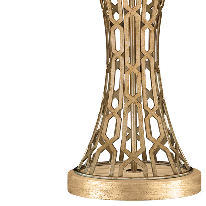 Allegretto Metal Table Lamp, Burnished Gold