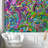 Vibrant Graffi Street Paint Peel & Stick Border-93867472