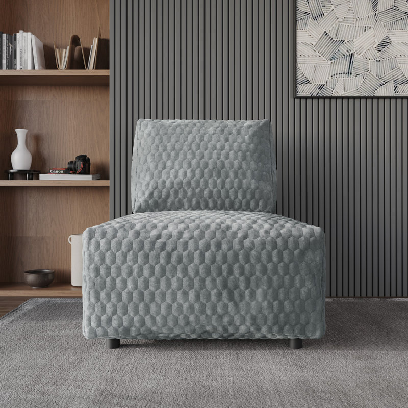 Fauteuil d'appoint Amos, Gris