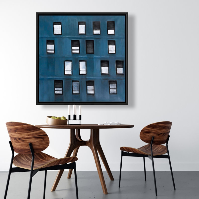 Urban Building - Contemporary Framed Canvas Home Decor