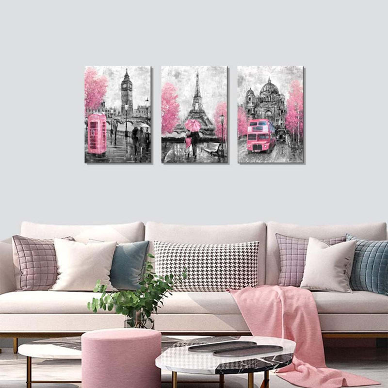 3 Piece Wrapped Canvas Print, 60cm H x 40cm W
