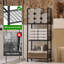16.5 " Iron and MDF Freestanding Towel Rack