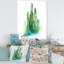 Green High Spiky Cactus - peinture sur toile-67389189-67389188