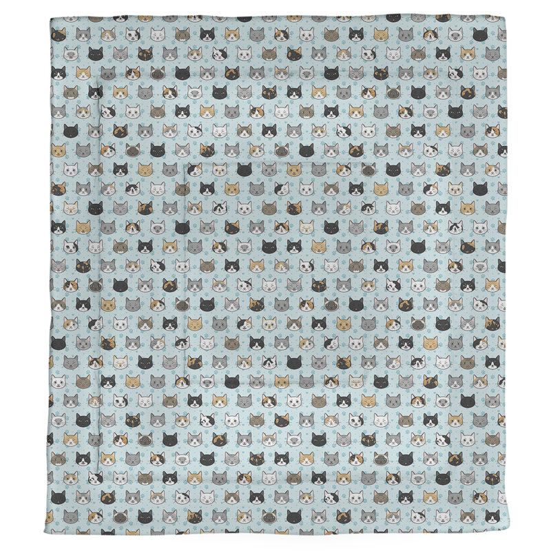 Katelyn Elizabeth Polyester Comforter, Queen Comforter, Teal