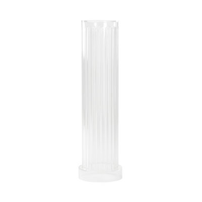 Fluted Acrylic Column Sculpture