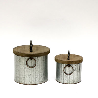 Ensemble 2 pièces de pots