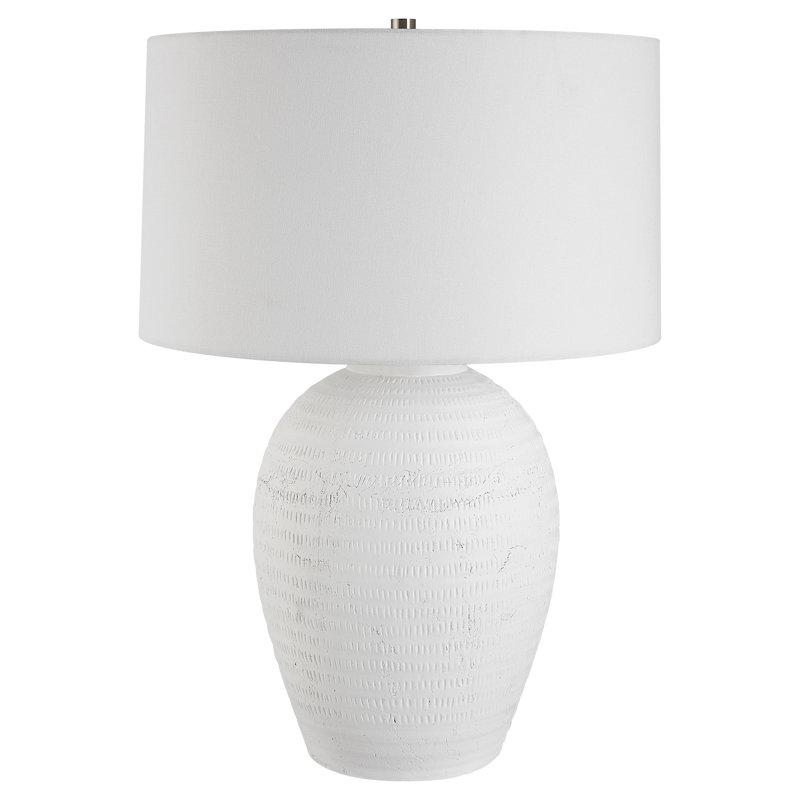 Lampe de table en céramique Stannos Tamica